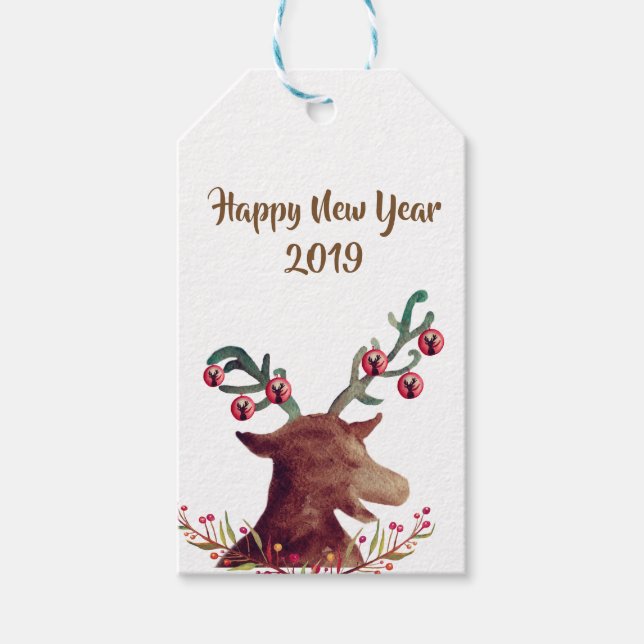 New Year Custom Gift Tag (Front)