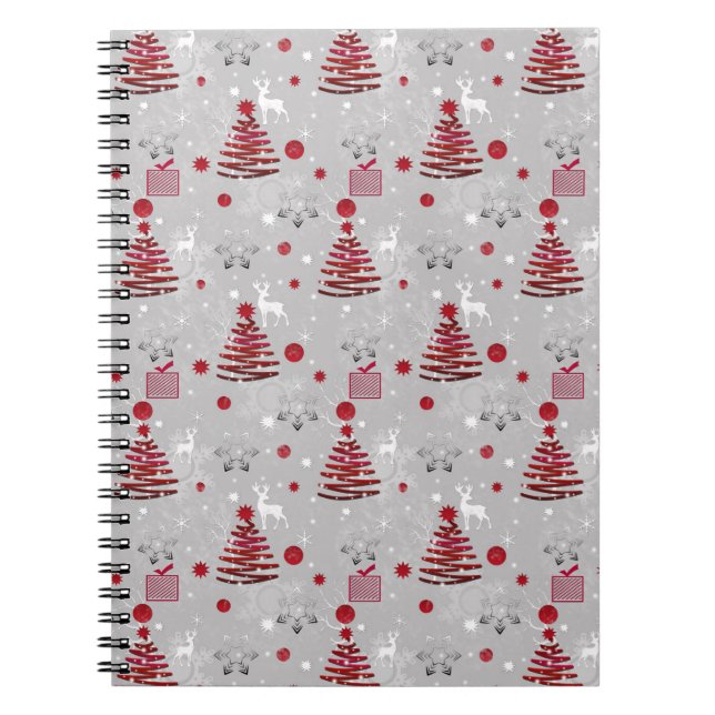 New year decor, christmas notebook (Front)