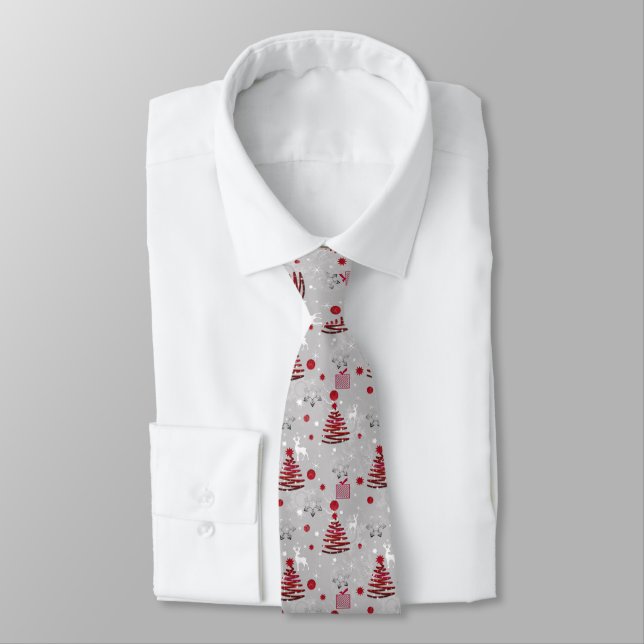 New year decor, christmas  tie (Tied)