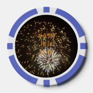 New Year Eve Party Decoration / Favour - Fireworks Poker Chips