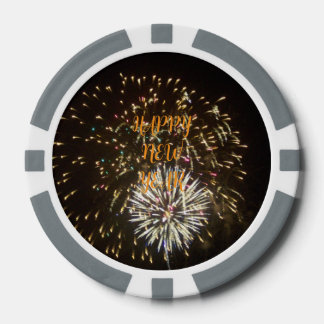 New Year Eve Party Decoration / Favour - Fireworks Poker Chips
