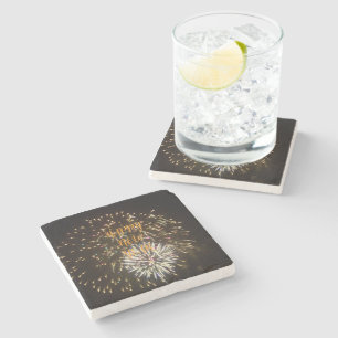 New Year Eve Party Decoration - Fireworks Coaster