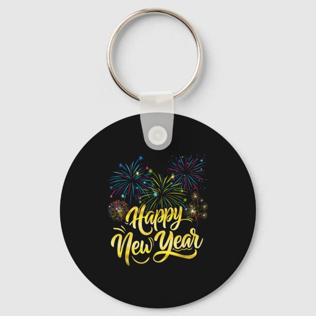 New Year Eve Party Supplies Nye 2026 Happy New Yea Key Ring (Front)