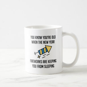 New Year Fireworks Coffee Mug