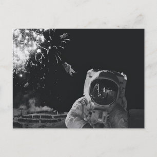 New Year Fireworks Postcard