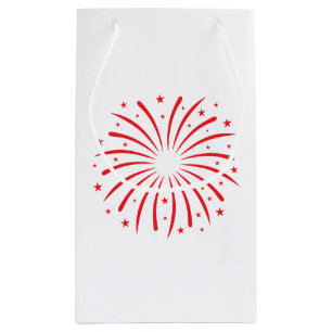 New Year Fireworks Small Gift Bag