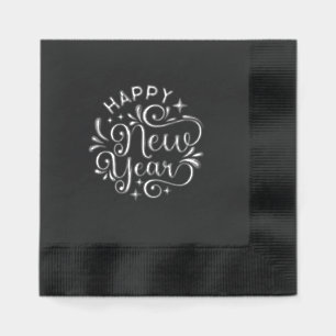 New Year Foil Napkins