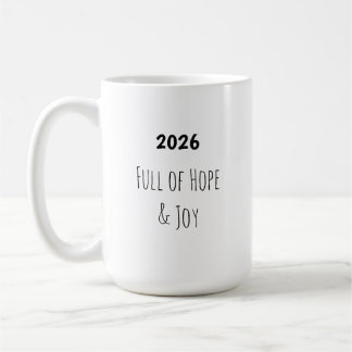 New Year 🥂 Full of Hope & Joy Mug