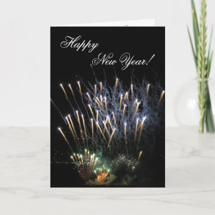 New Year greeting card