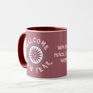 NEW YEAR GREETING WISH MUG