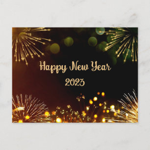 New Year Holiday Postcard