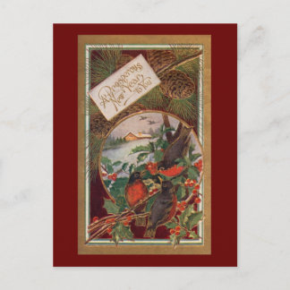 New Year Holiday Postcard