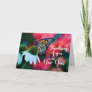 New Year In Remembrance Butterfly Card