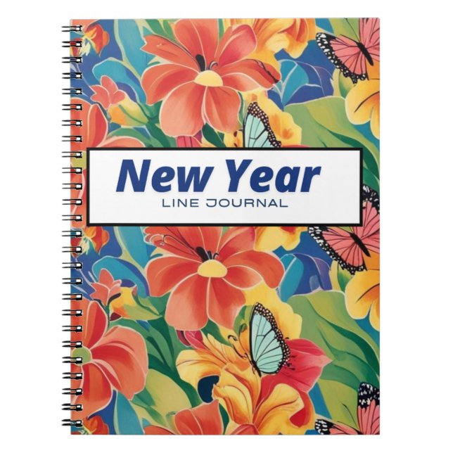 New year line journal (Front)