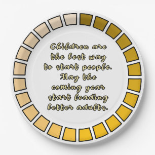 New Year Loading Paper Plate
