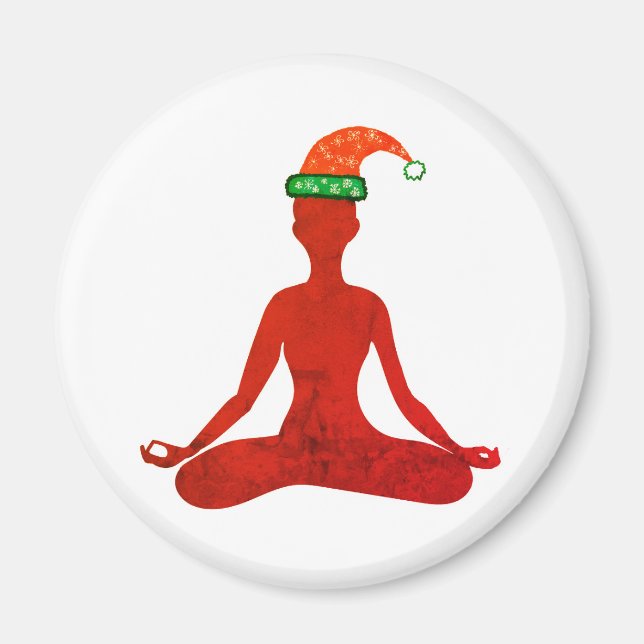 New Year Meditation Magnet (Front)