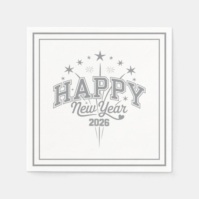 New Year Napkin (Front)