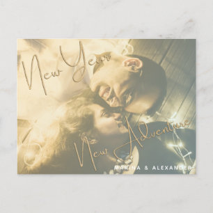 New Year New Adventure Engagement Party Invitation