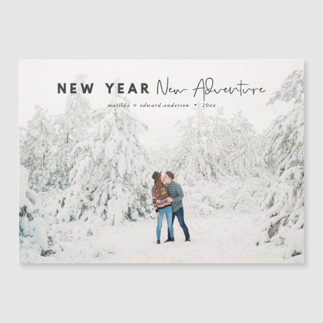 New year new adventure photo holiday  (Front)