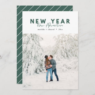 New year new adventure photo holiday card