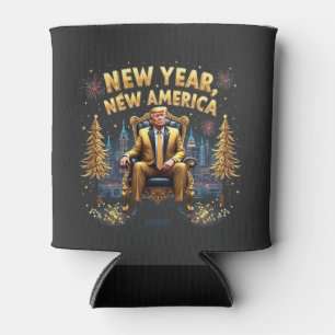 New Year New America Proud Maga Trump Inauguration Can Cooler