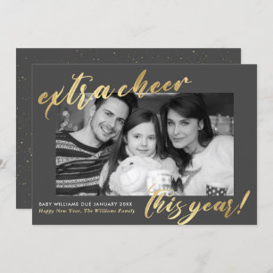 New Year New Baby Photo Pregnancy  Announcement