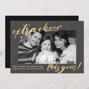 New Year New Baby Photo Pregnancy  Announcement