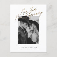 New Year New Beginning Holiday Engagement Design