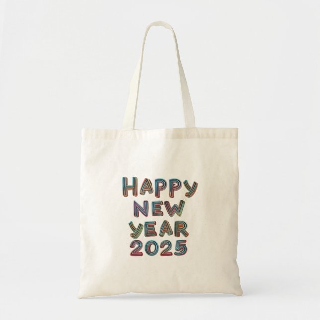 "New Year, New Beginnings 2025" Tote Bag (Front)