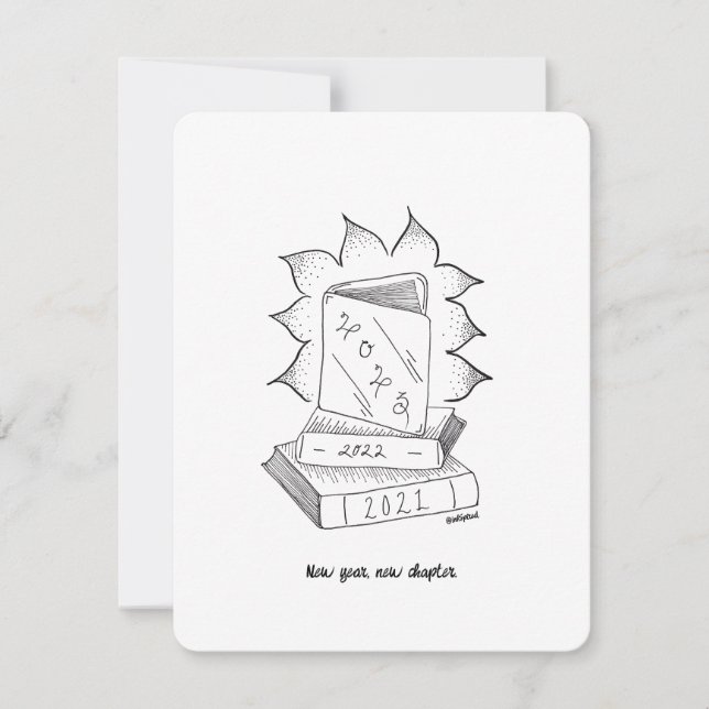 New Year, New Chapter: 2023  - Flat Card (Front)