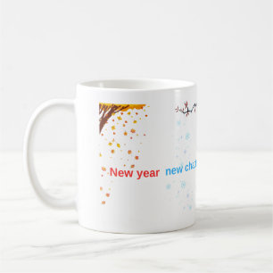 New Year New Chapter Same Coffee Obsession - Four Mug