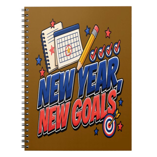 New year, new goals notebook (Front)