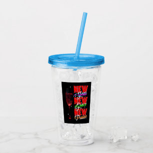 New Year New Grace New Praise Acrylic Tumbler