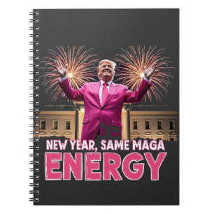 New Year New MAGA Energy Trump Inauguration Notebook