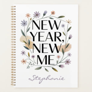 New Year, New Me Floral Planner