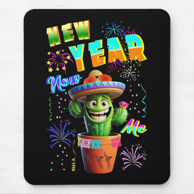 New Year New Me Mouse Pad (Front)