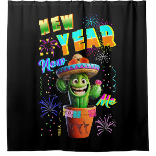 New Year New Me Shower Curtain
