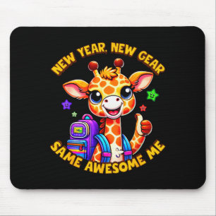 New Year New Same Awesome Me Giraffe Kids  Mouse Pad