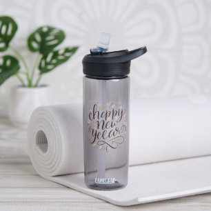 NEW YEAR New START , Happy New Years Water Bottle
