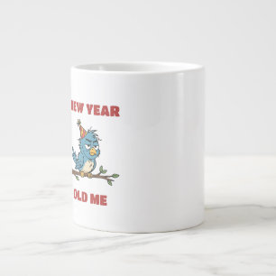 New Year, Old me Large Coffee Mug