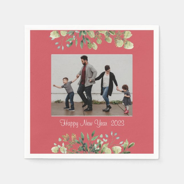 New Year Paper Napkin (Front)