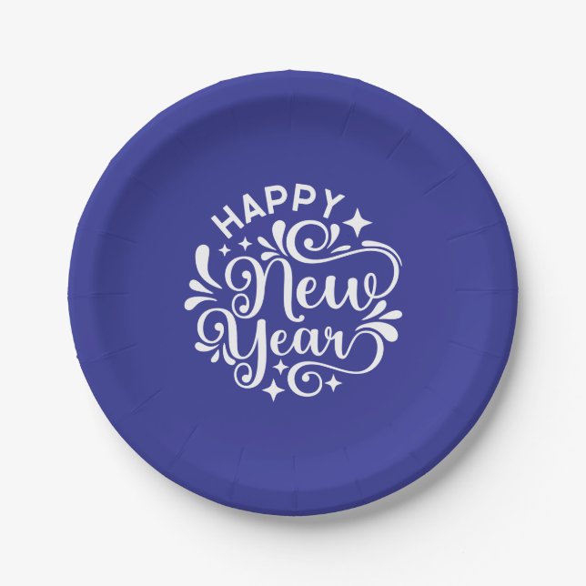 New Year Paper Plate (Front)