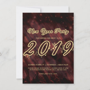 New Year Party Invitation Flyer