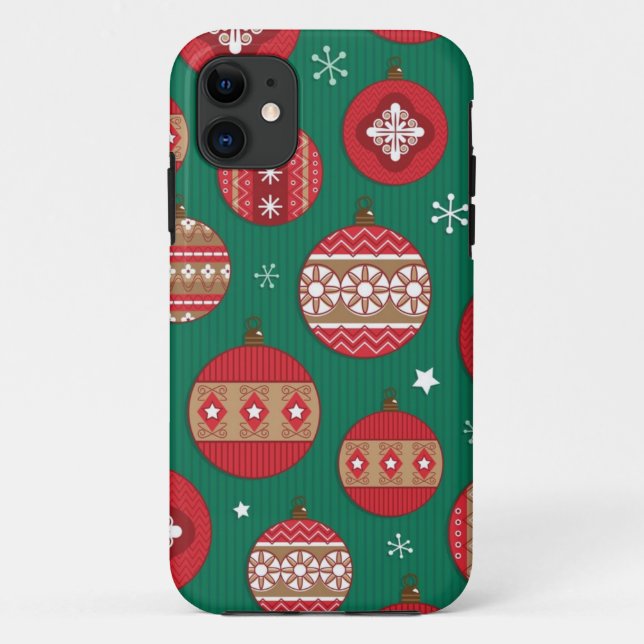New year pattern Case-Mate iPhone case (Back)