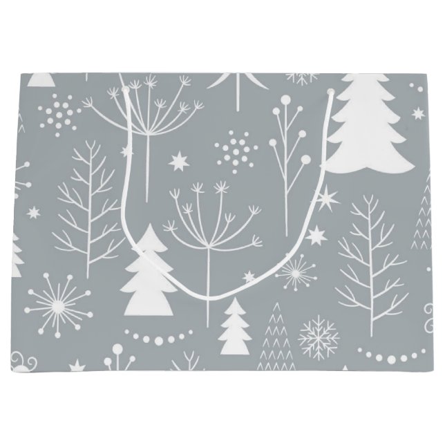 New year pattern large gift bag (Front)