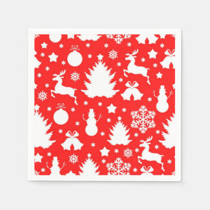 New year pattern napkin