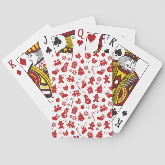 New year pattern playing cards (Back)