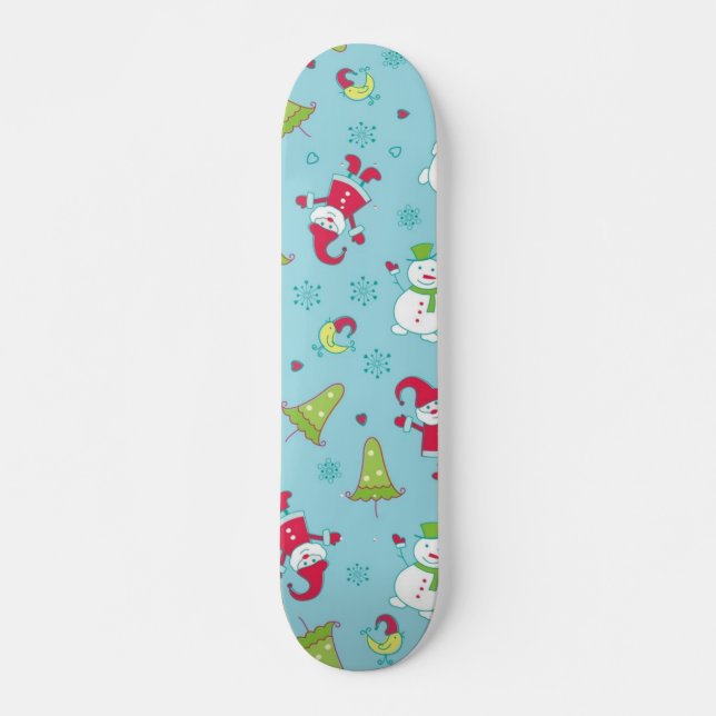 New year pattern skateboard (Front)