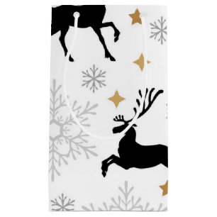 New year pattern small gift bag