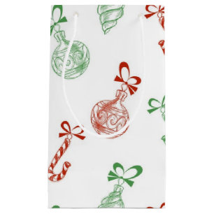 New year pattern small gift bag